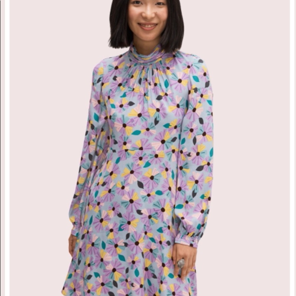 Kate Spade Smocked Floral Dress